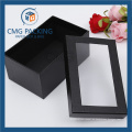 Llavero Caja de papel con ventana de PVC transparente (CMG-AUG-017)